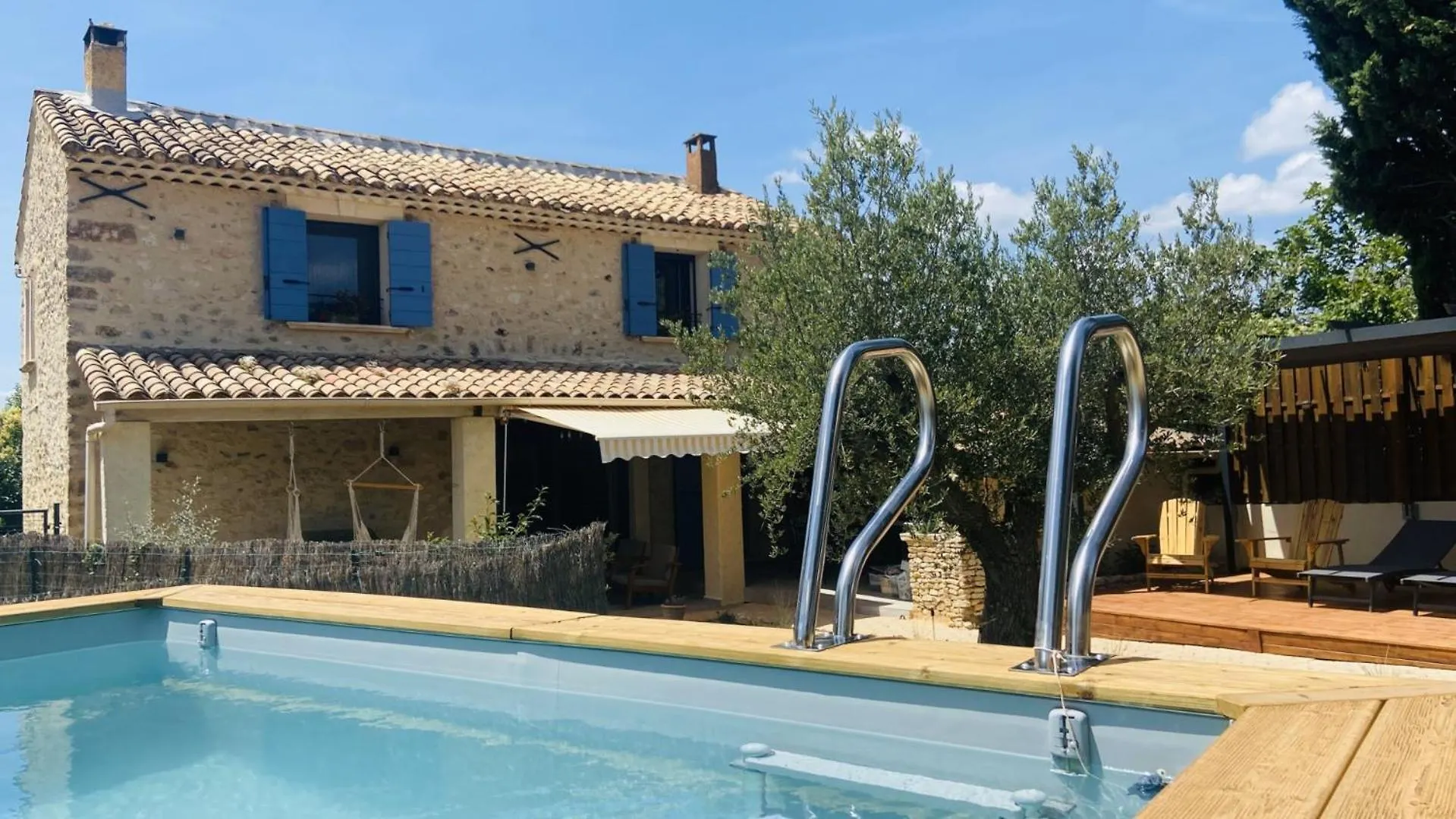 加尔加斯Mazet Des Balesties Coeur Luberon 120 M2 6 Pers Avec Piscine别墅
